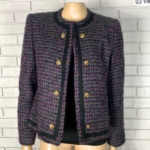 Lombardi Academia Purple‎ Tweed Jacket